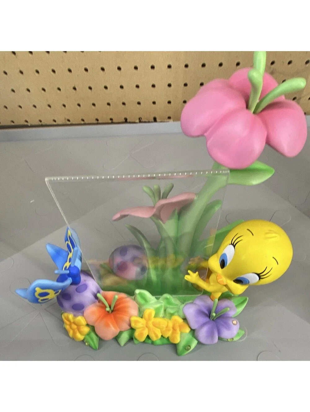 Warner Bros. Studio Tweety Looney Tunes 3D Resin 3x5 Frame 1999 Vintage